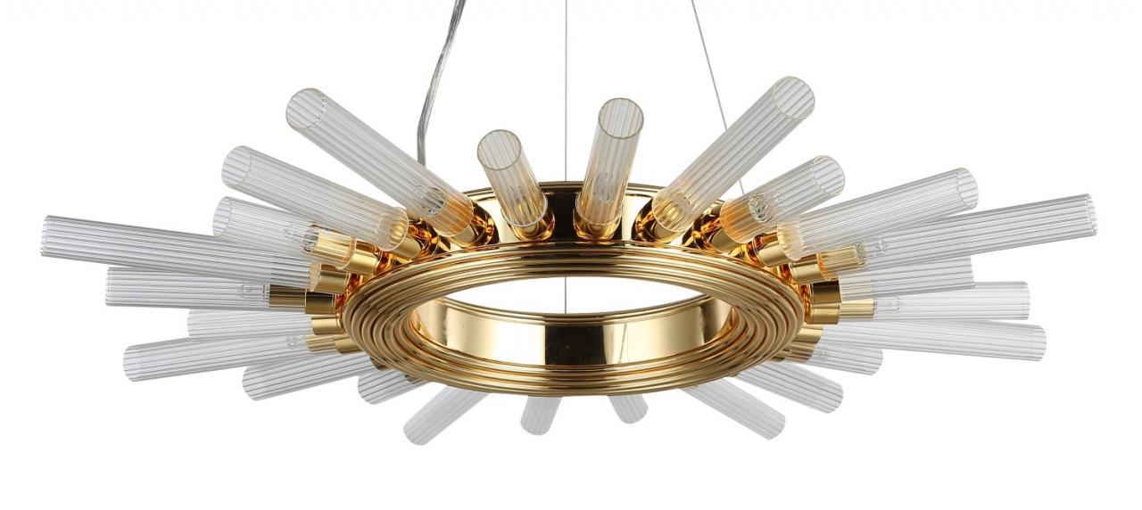 Подвесная люстра Crystal Lux Fair SP12 Gold D800