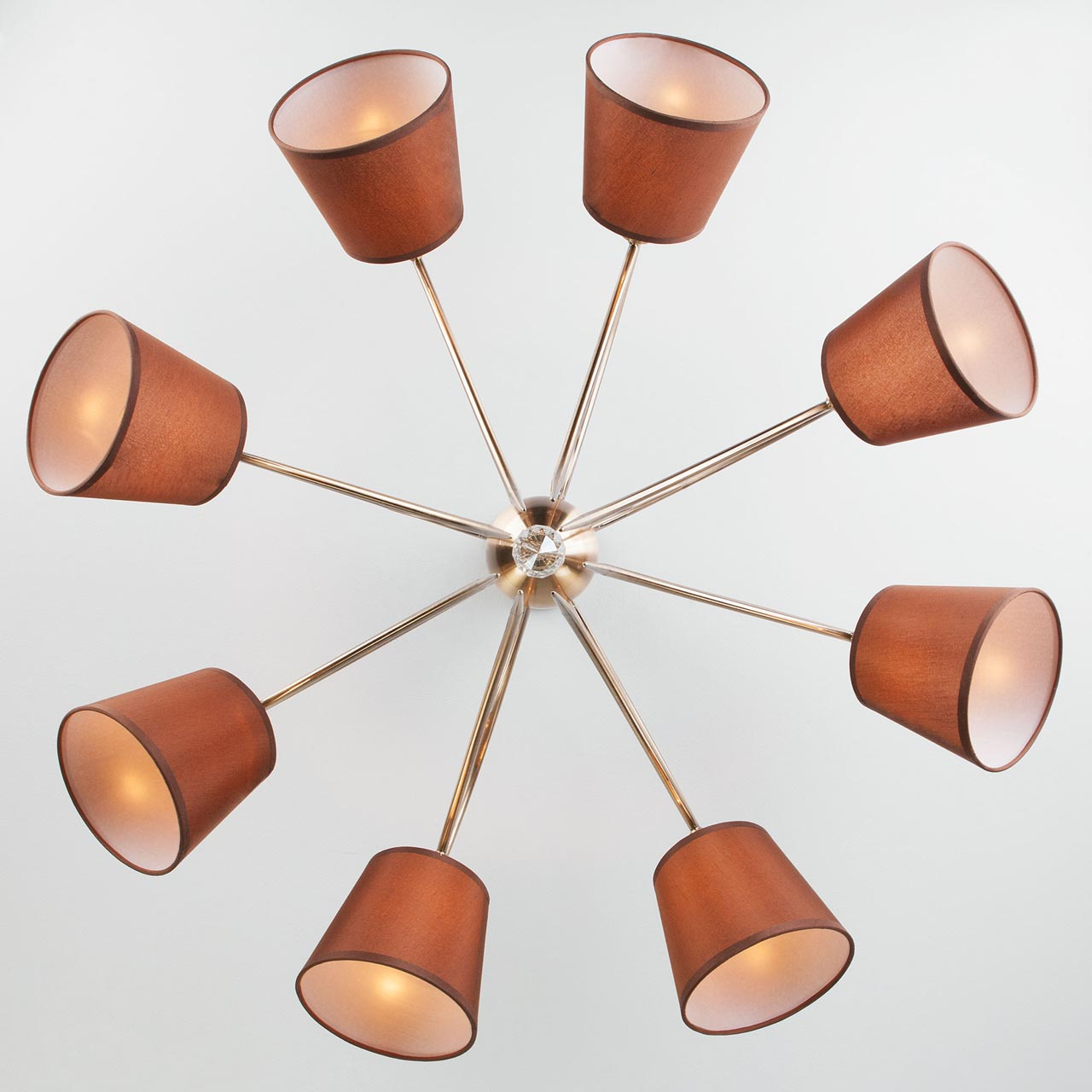 Потолочная люстра Eurosvet Lilly 60074/8 античная бронза