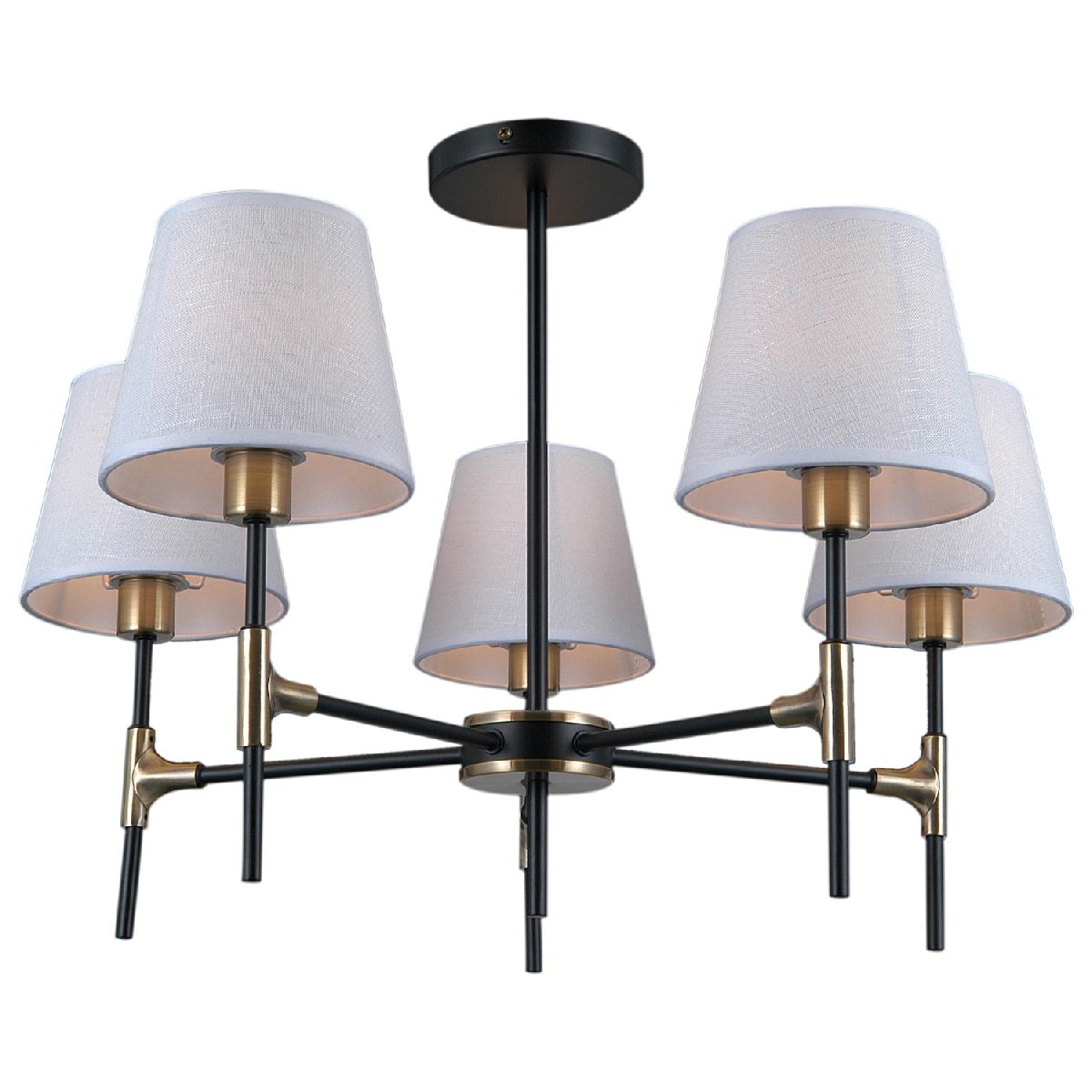 Люстра на штанге Illumico IL0185-5CSQ-24 BK AB CASTOR