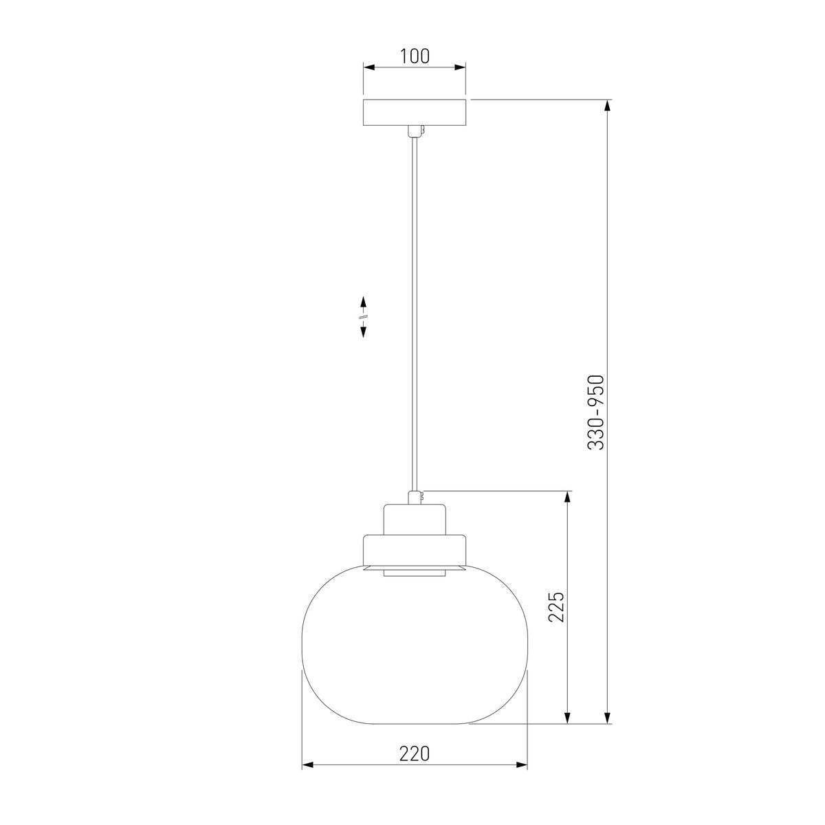 Подвесной светильник Eurosvet Jeffry 50241/1 LED прозрачный a060675