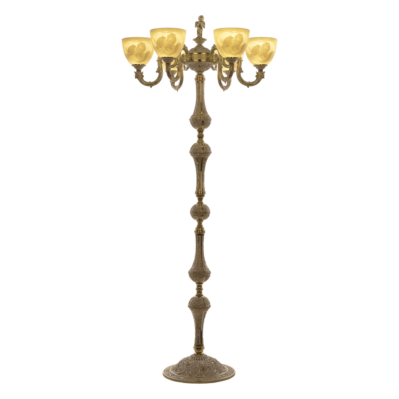 Торшер Bohemia Ivele Crystal Verona 72003T/6/175 GW P1 U Angel FA4M