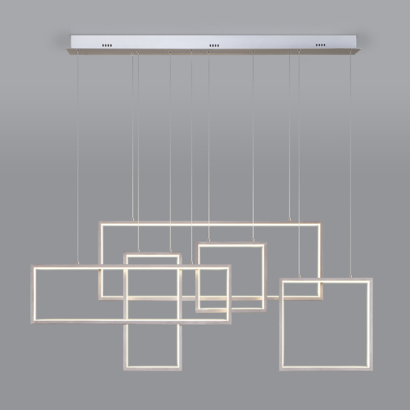 Подвесной светодиодный светильник Eurosvet Direct 90178/5 сатин-никель