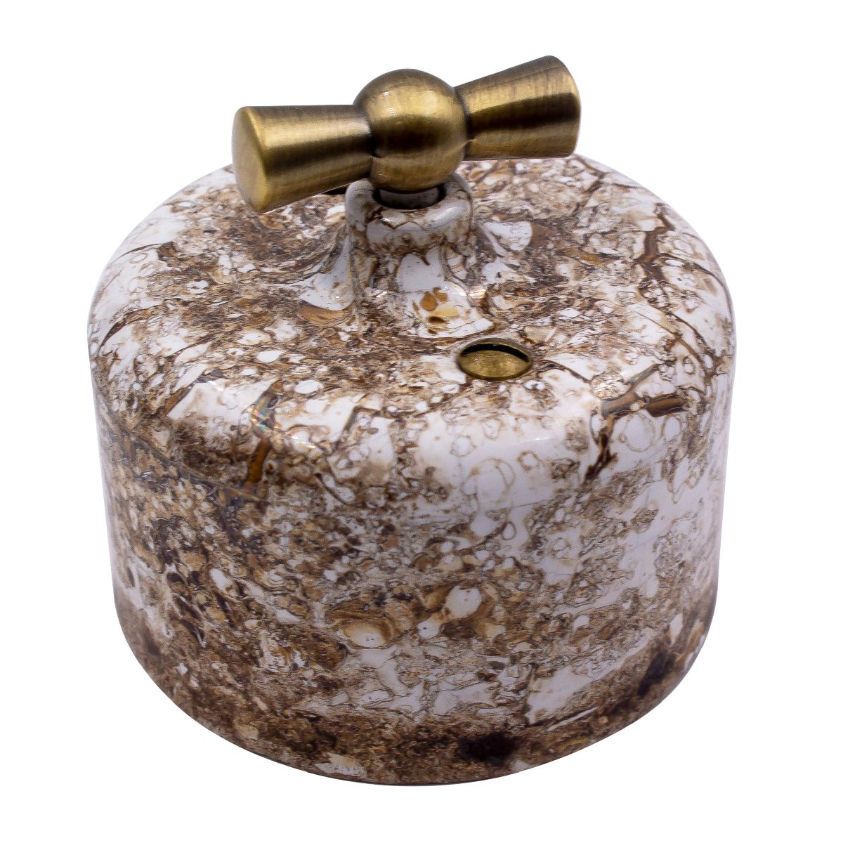 Выключатель двухклавишный Bironi Ришелье R1-212-09