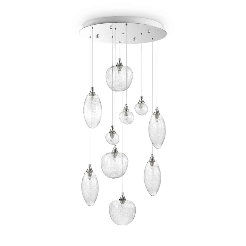 Подвесная люстра Ideal Lux Baco SP10 Cromo 199795