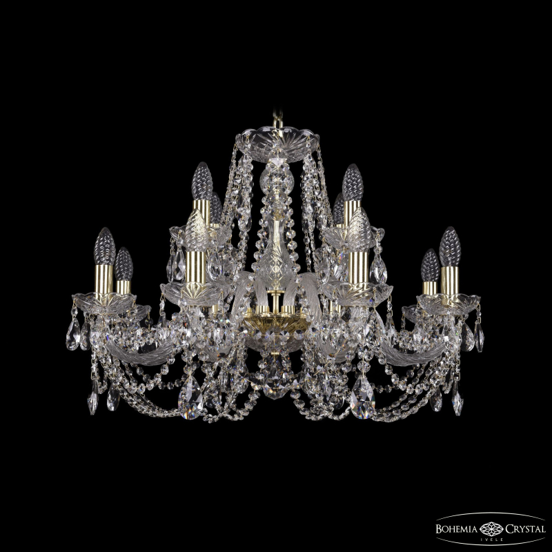 Подвесная люстра Bohemia Ivele Crystal 1406/8+4/240 G