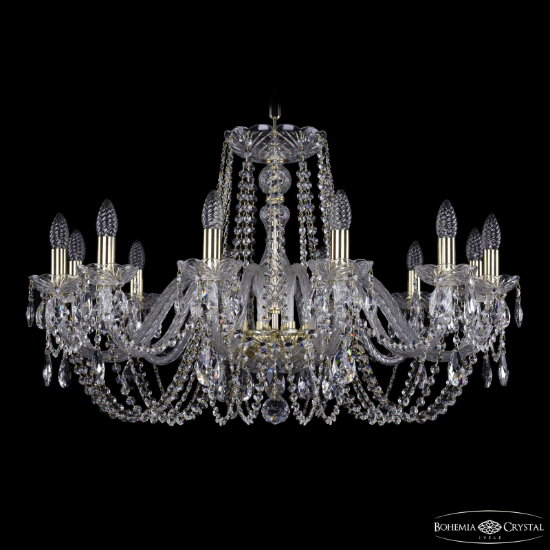 Подвесная люстра Bohemia Ivele Crystal 1402/12/300 G