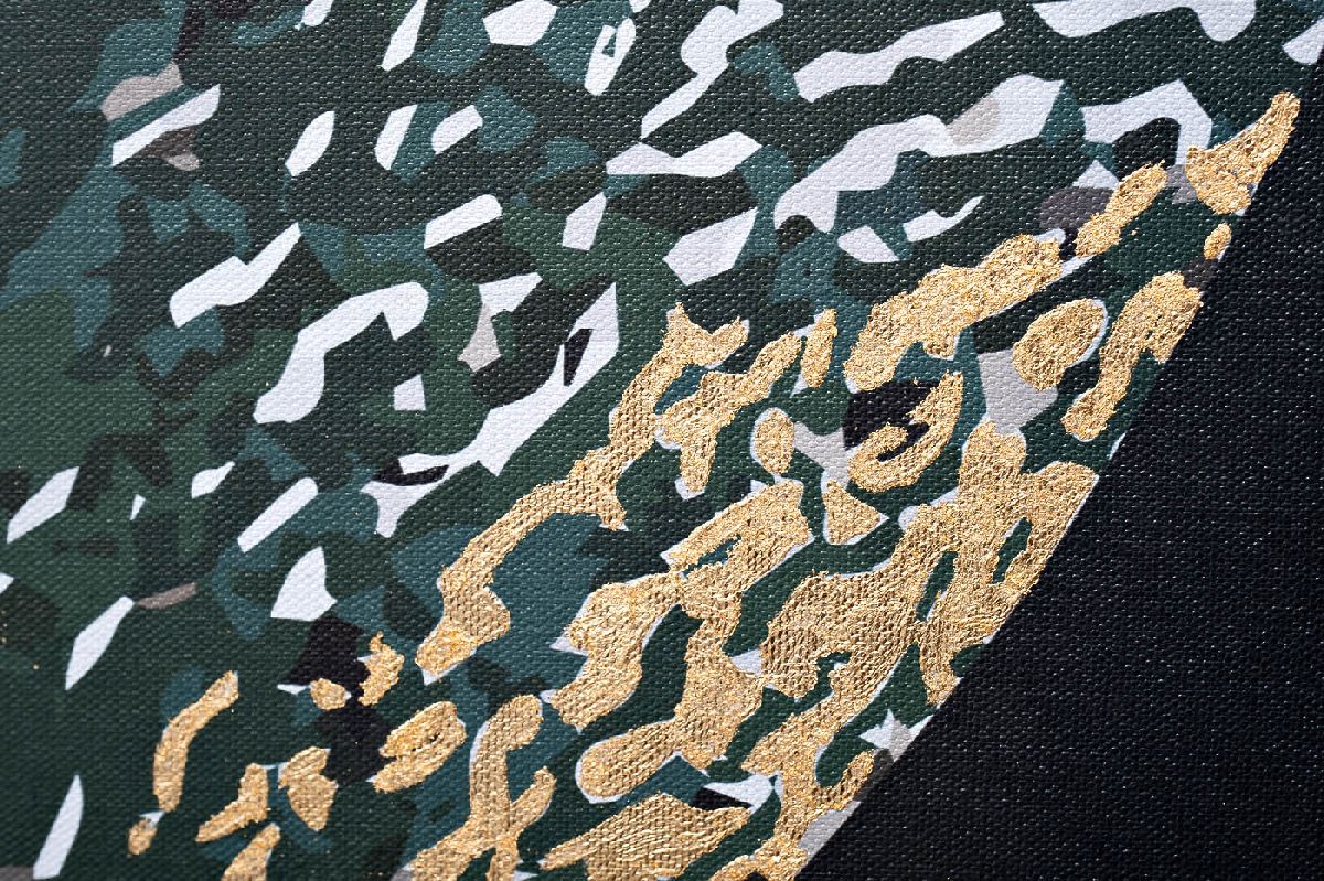 Холст Золотые листья-1 Garda Decor 89VOR-GOLDEN LEAVES-1