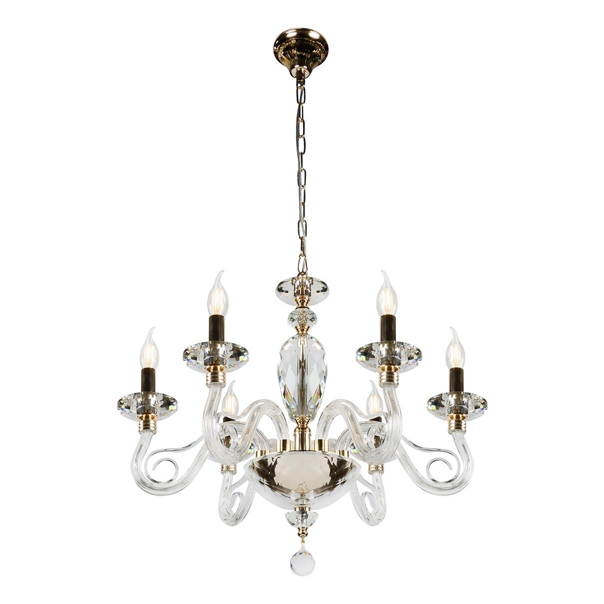 Подвесная люстра iLamp Modo P2328-6 GD