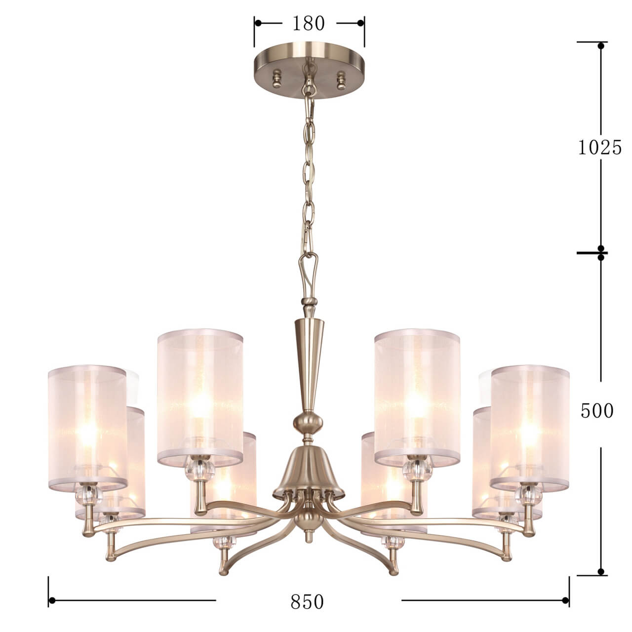 Подвесная люстра Favourite Laguna 2698-8P