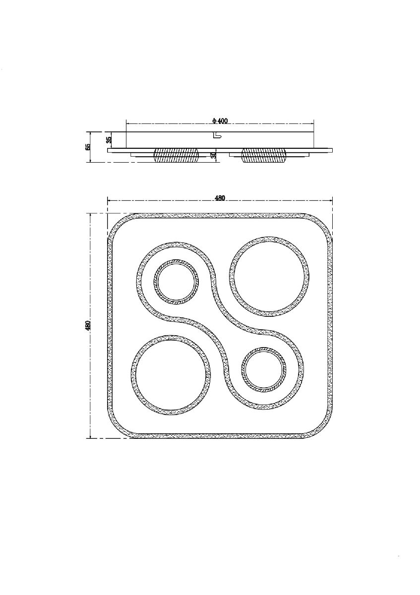 Потолочный светильник Freya Lamina FR6049CL-L95W