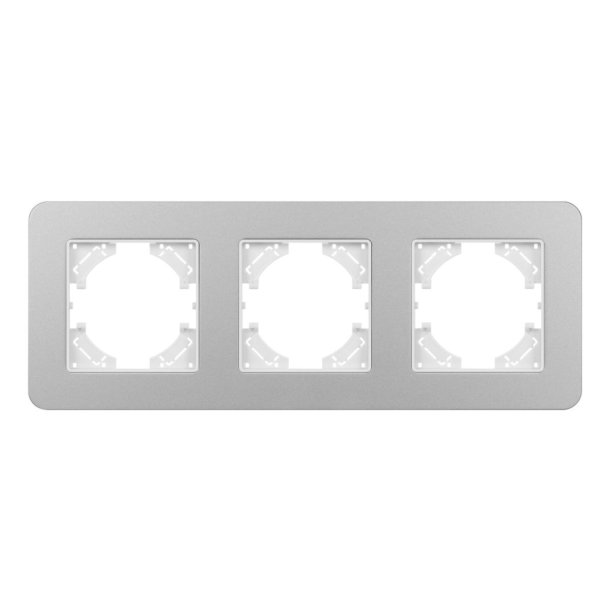 Рамка на 3 поста алюминиевая Arlight FRM-AKIRY-SFAL-3-SR 049740