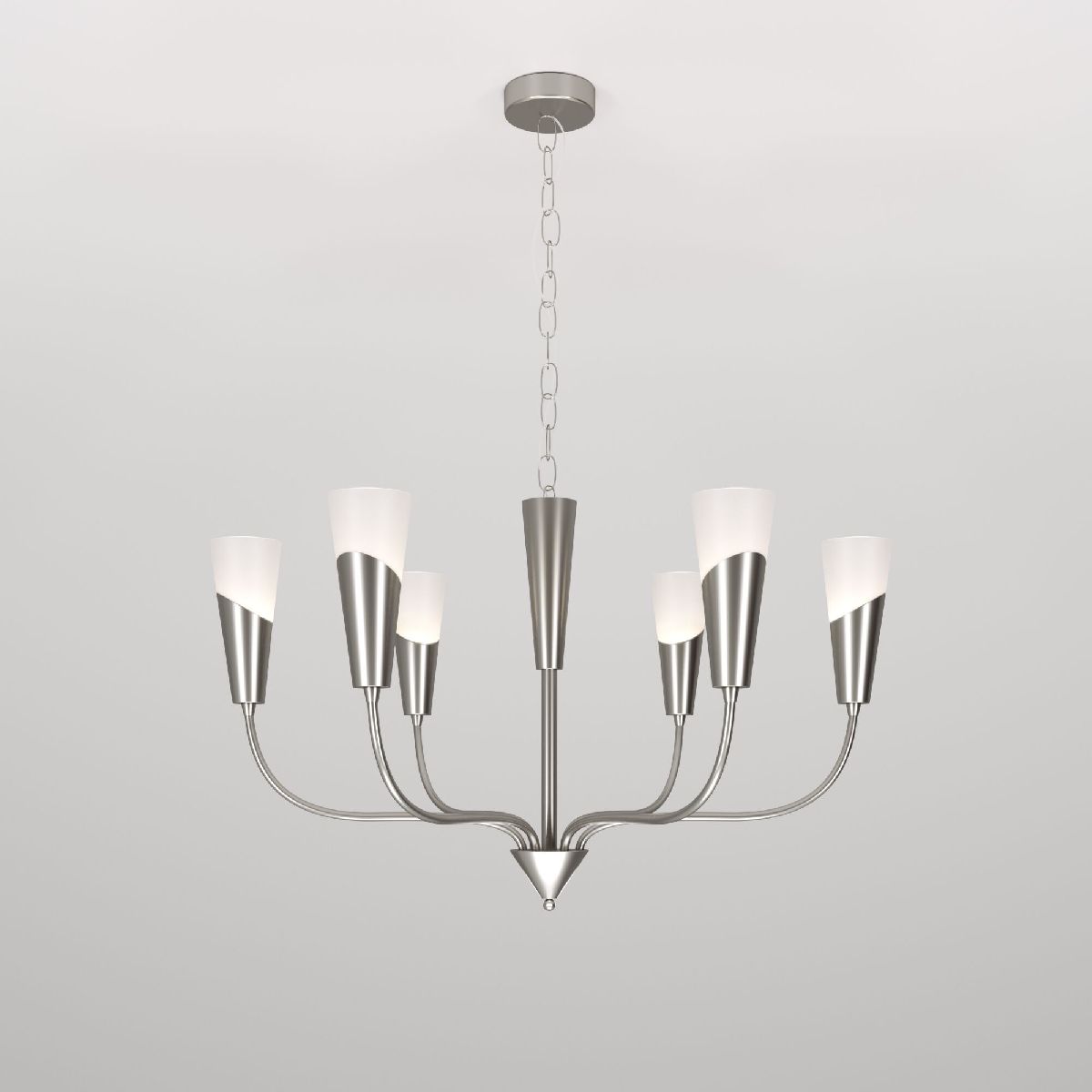 Подвесная люстра Eurosvet 60167/6 никель Smart a068284