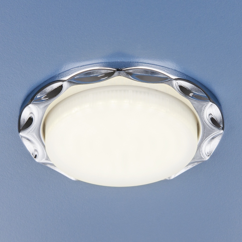 Встраиваемый светильник Elektrostandard 1064 GX53 SL серебро 4690389076169