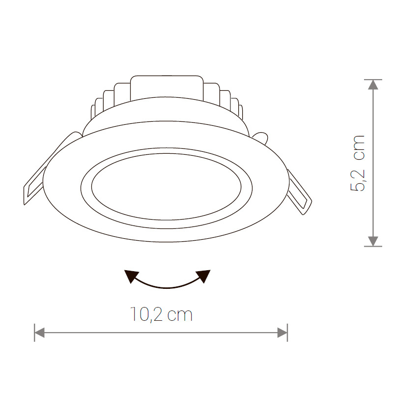 Встраиваемый светодиодный светильник Nowodvorski Eol 8990