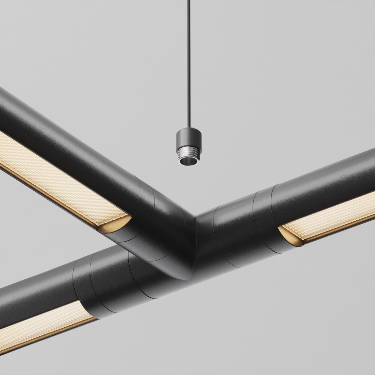 Тросовый подвес с потолочной чашей Maytoni Shelf CA029SW-L1000-B