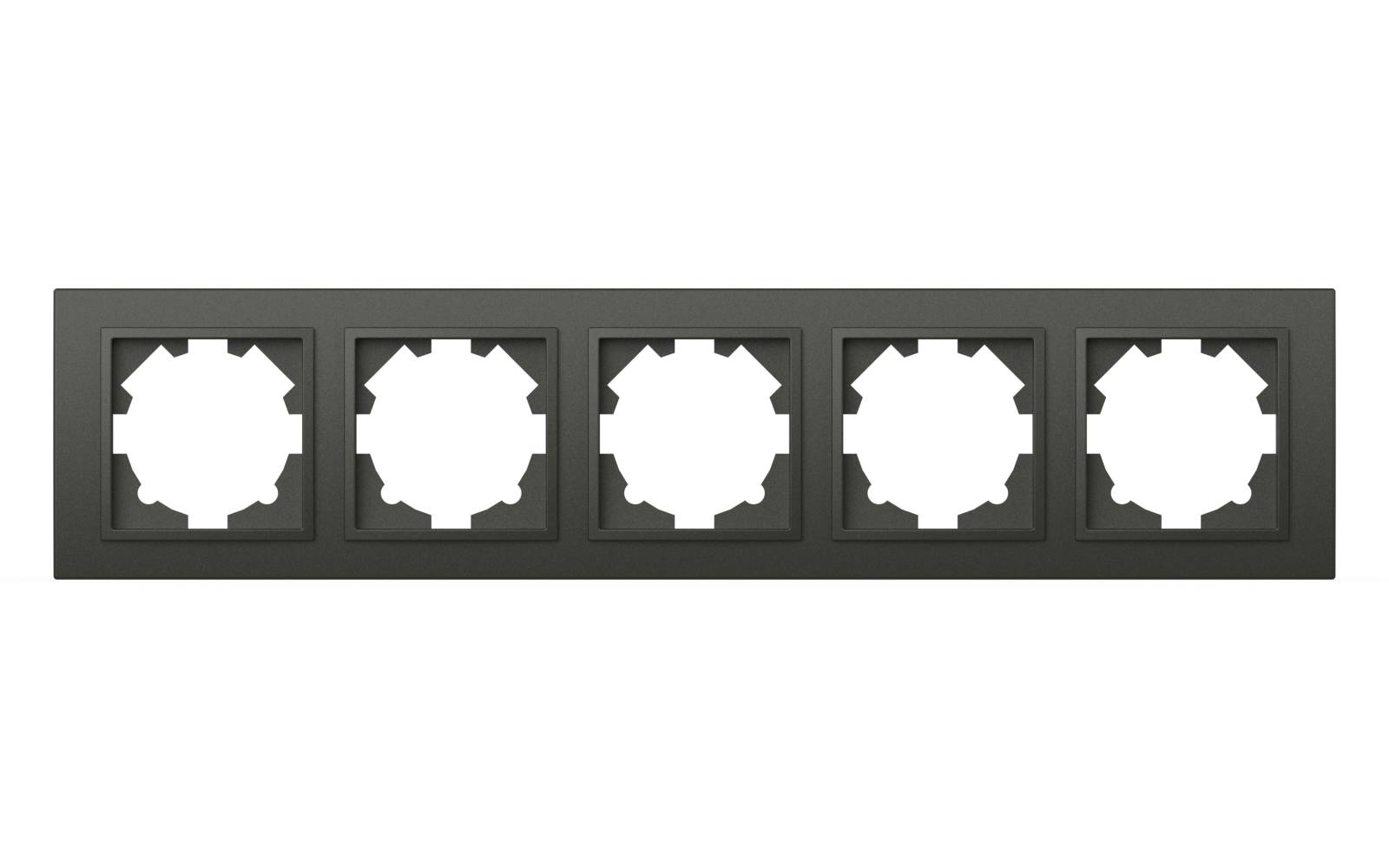 Рамка пятиместная ELBI Zena 500-011100-250