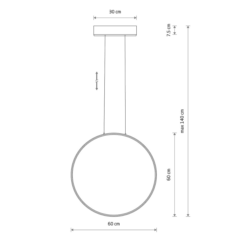 Подвесной светильник Nowodvorski Circolo Led M Silk Oliv E 11401