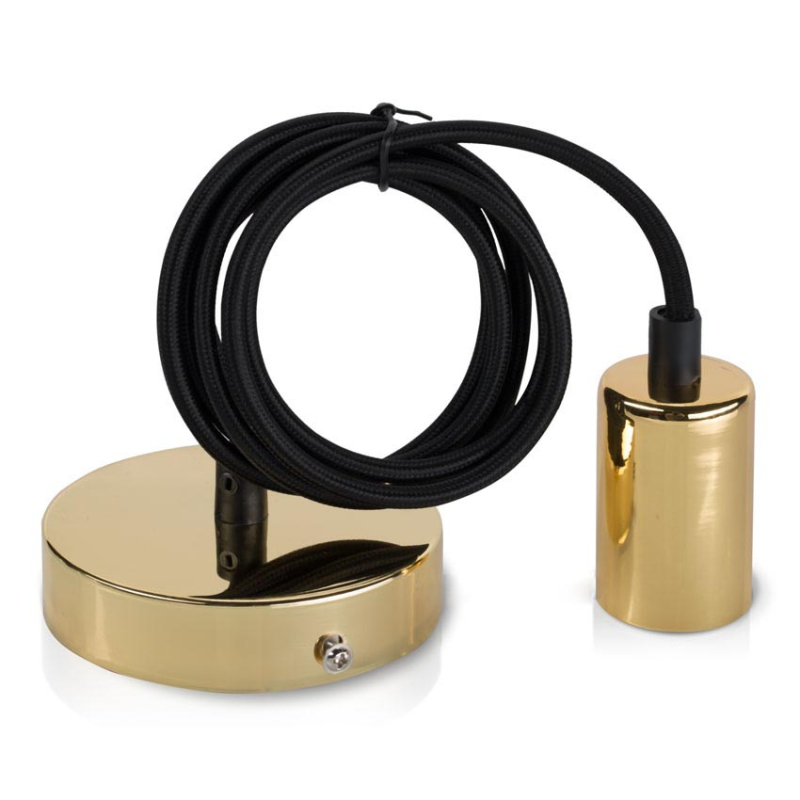 Ретро патрон с подвесом E27 Золото Sun Lumen 058-209