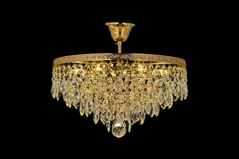 Люстра на штанге Arti Lampadari Castellana E 1.3.38.602 G