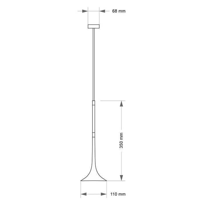 Подвесной светодиодный светильник Kutek Mood Loft LOF-ZW-1 (BZ)