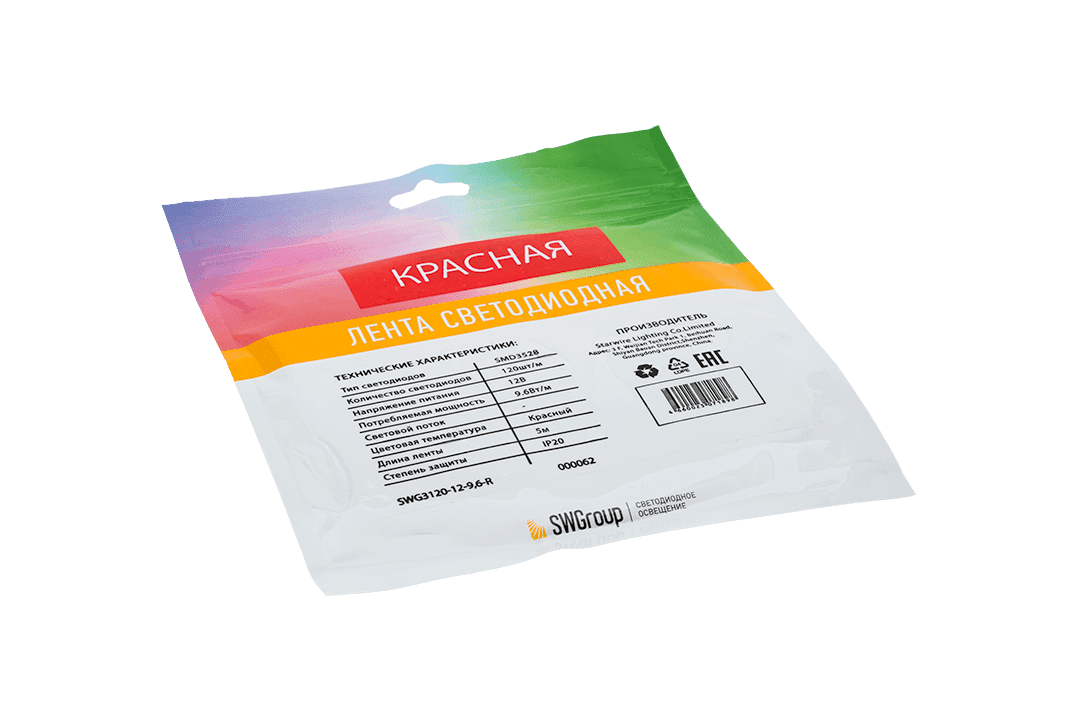 Светодиодная лента SWG SWG3120-12-9.6-R-M 009465