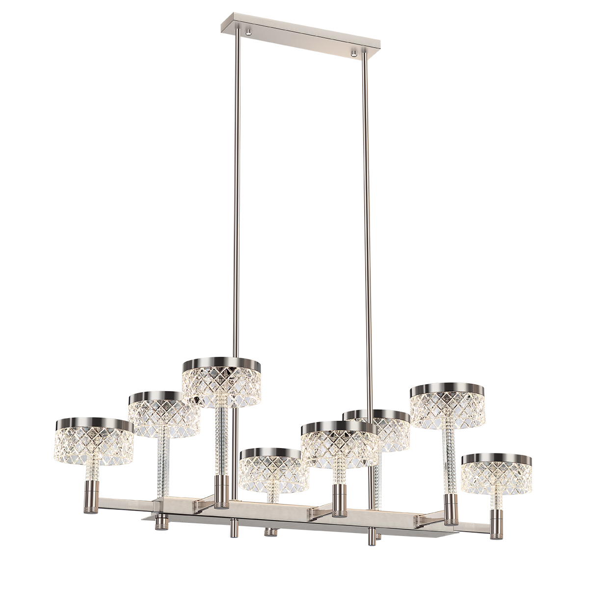 Подвесная люстра Delight Collection MD21020075 MD21020075-8B satin nickel