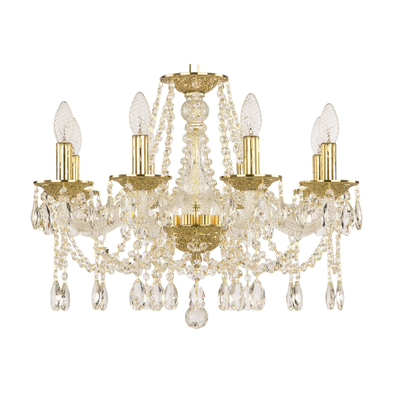 Подвесная люстра Bohemia Ivele Crystal 1607/8/200 G