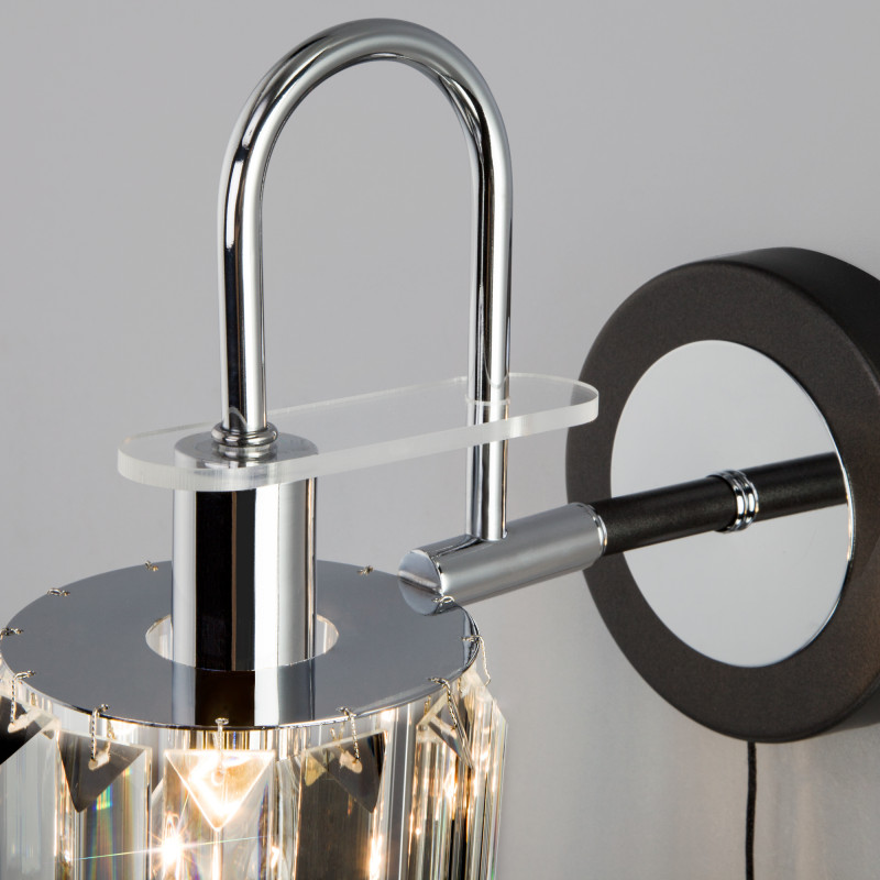 Прозрачное бра Eurosvet 70090/1 графит