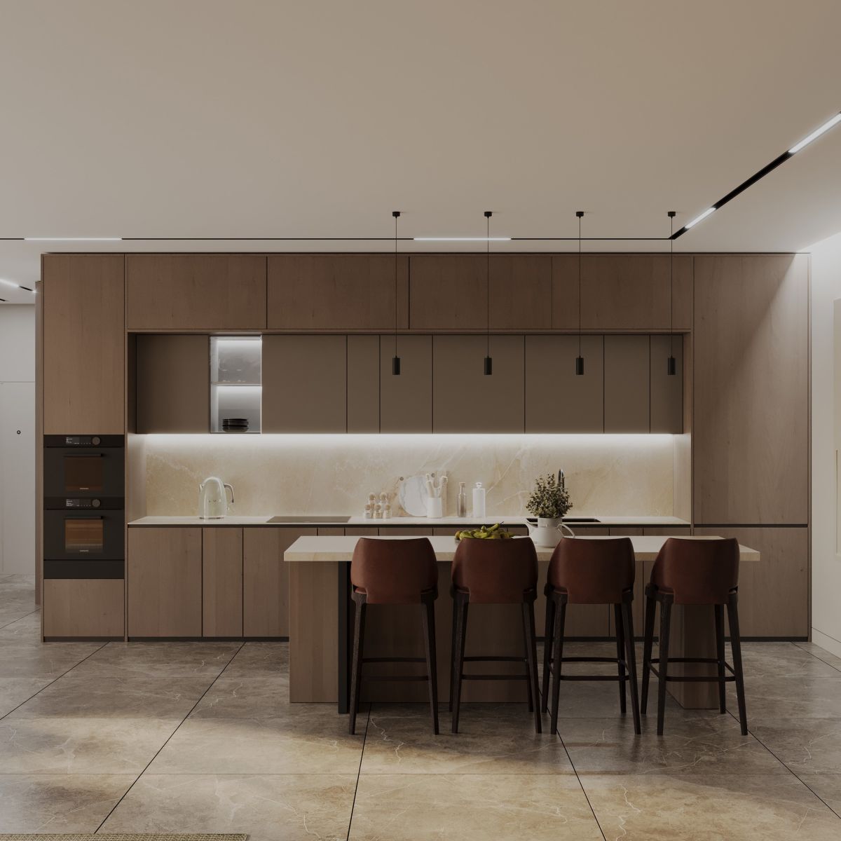 Накладной профиль для светодиодной ленты  Hesby Lighting Line HSBL_0195