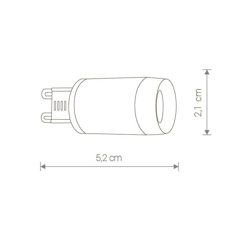 Лампа светодиодная Nowodvorski G9 3W 3000K прозрачная 9173