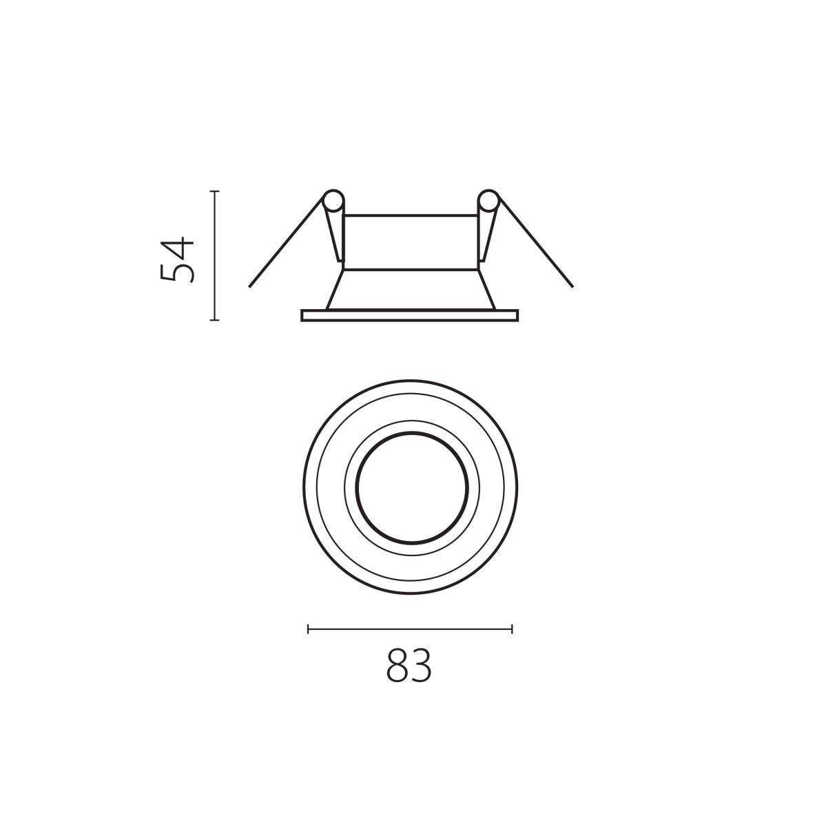 Рамка для крепления LED источника света в подвесном потолке Lightstar Domino Solo 214607-SOLO