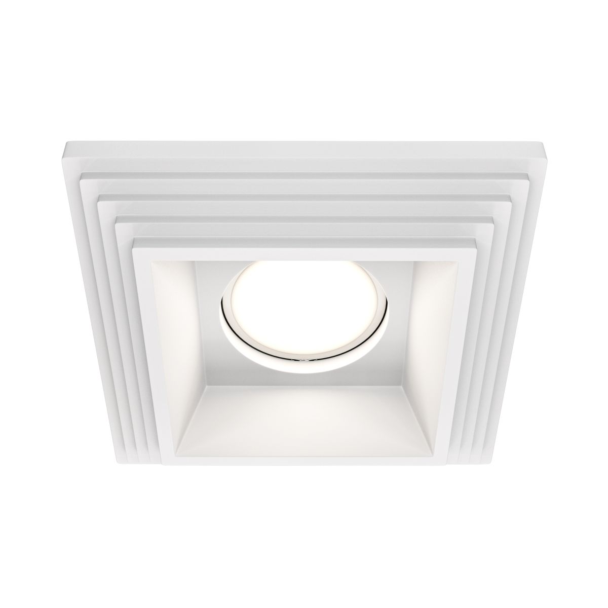 Встраиваемый светильник Maytoni Gyps Modern DL005-1-01-W-1