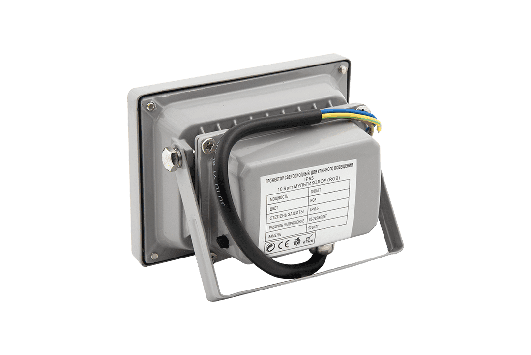Прожектор светодиодный SWG FL-COB-10-RGB 002281