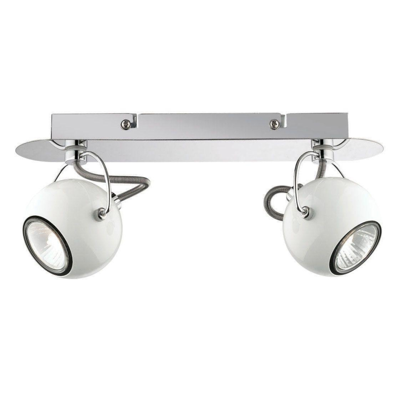 Спот Ideal Lux Lunare AP2 Bianco 077895