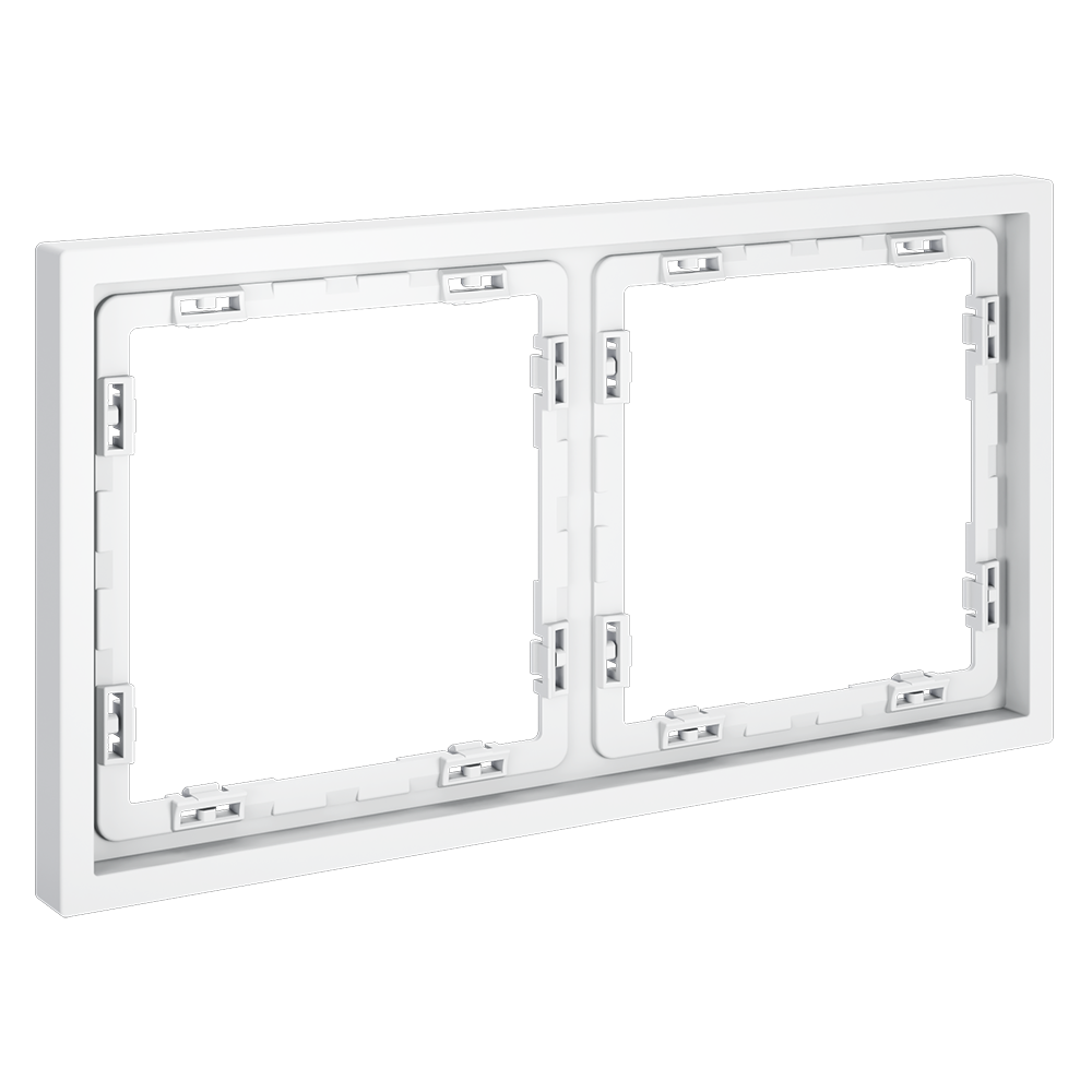 Рамка на 2 поста Voltum S70 VLS100202 (белый матовый)