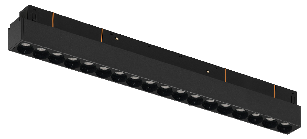 Трековый магнитный светильник iLedex Vision 4822-002-L350-18W-38DG-4000K-BK