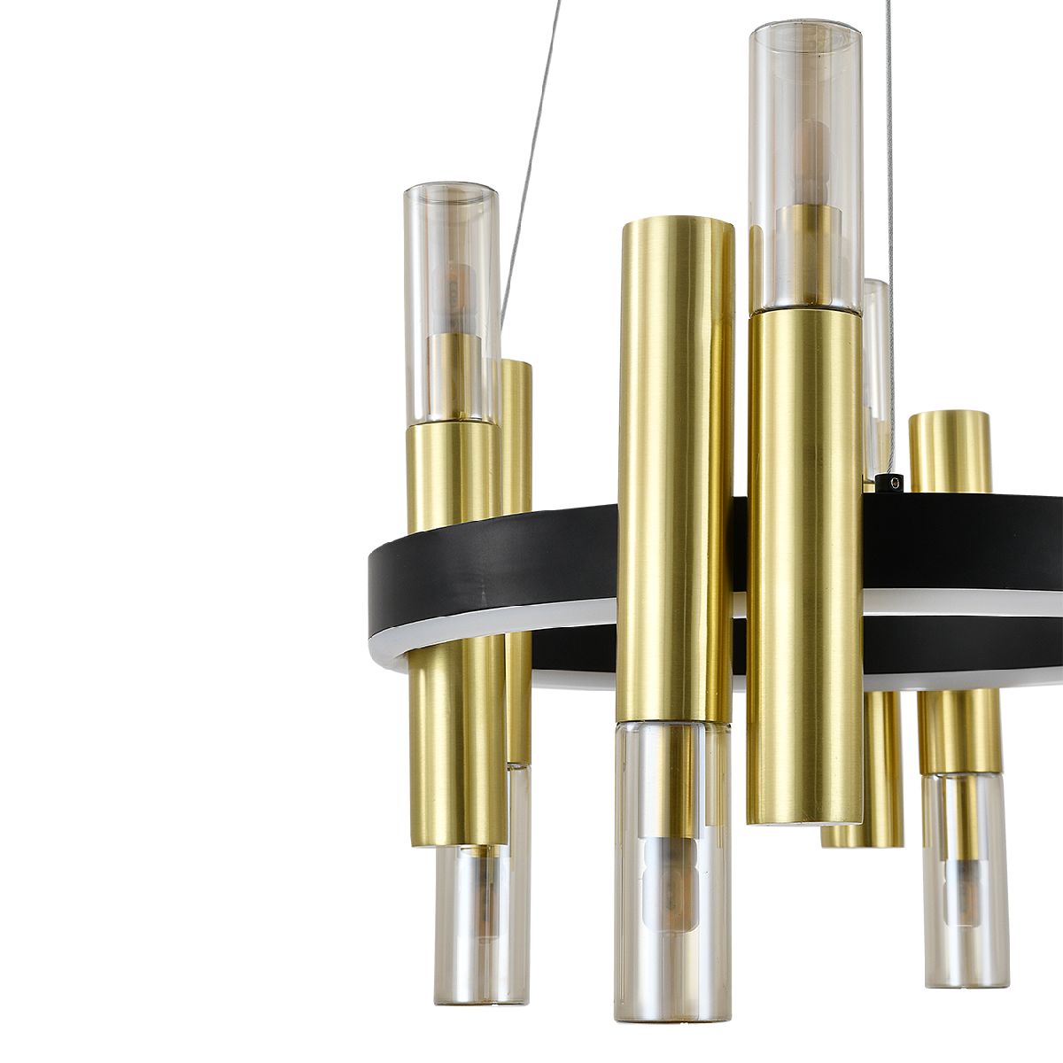 Подвесная люстра Indigo Fiamma 13027/8P Black V000106L