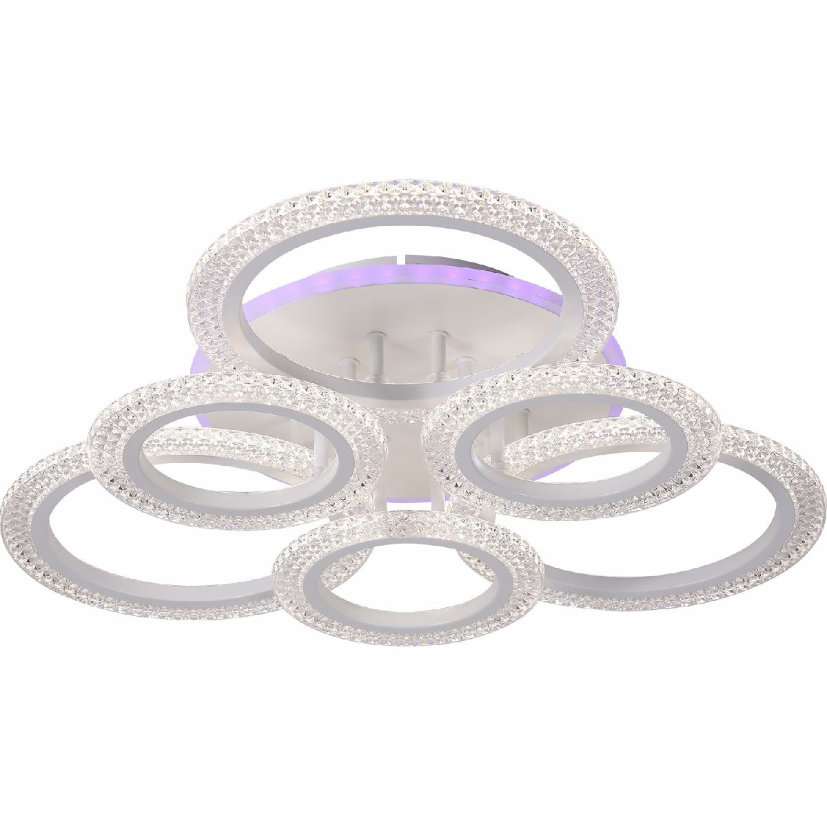 Потолочная люстра Reluce 08488-0.3-3+3CRGB WH(RGB)