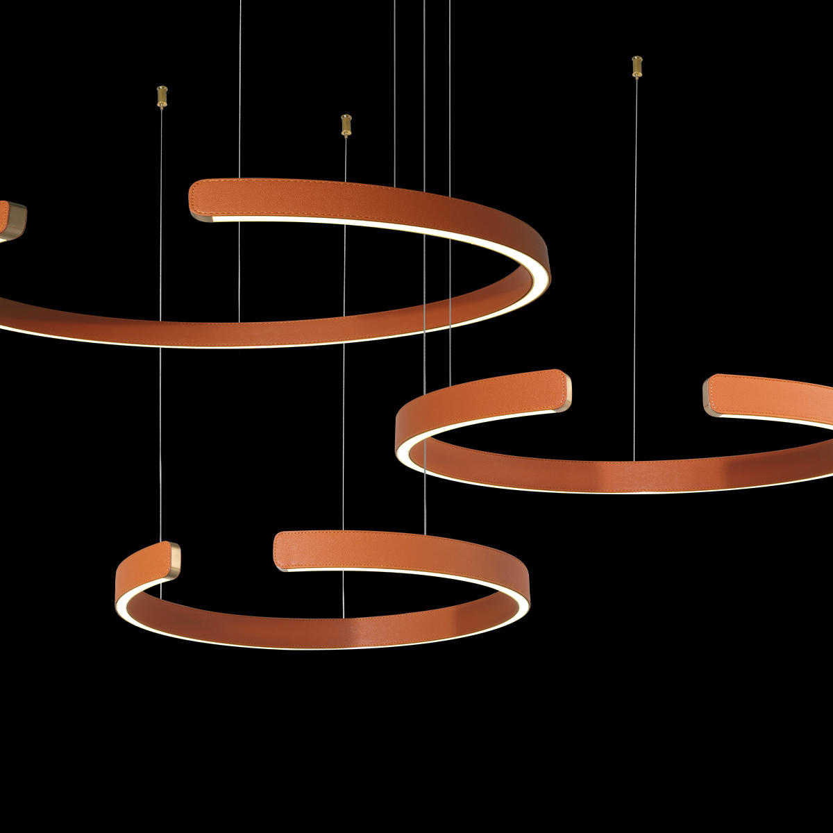 Подвесной светодиодный светильник Loft IT Ring 10025/3 Orange