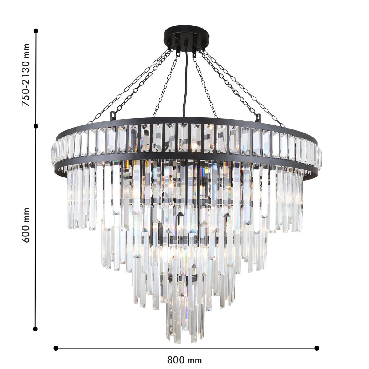 Подвесная люстра Favourite Preston 4731-19P