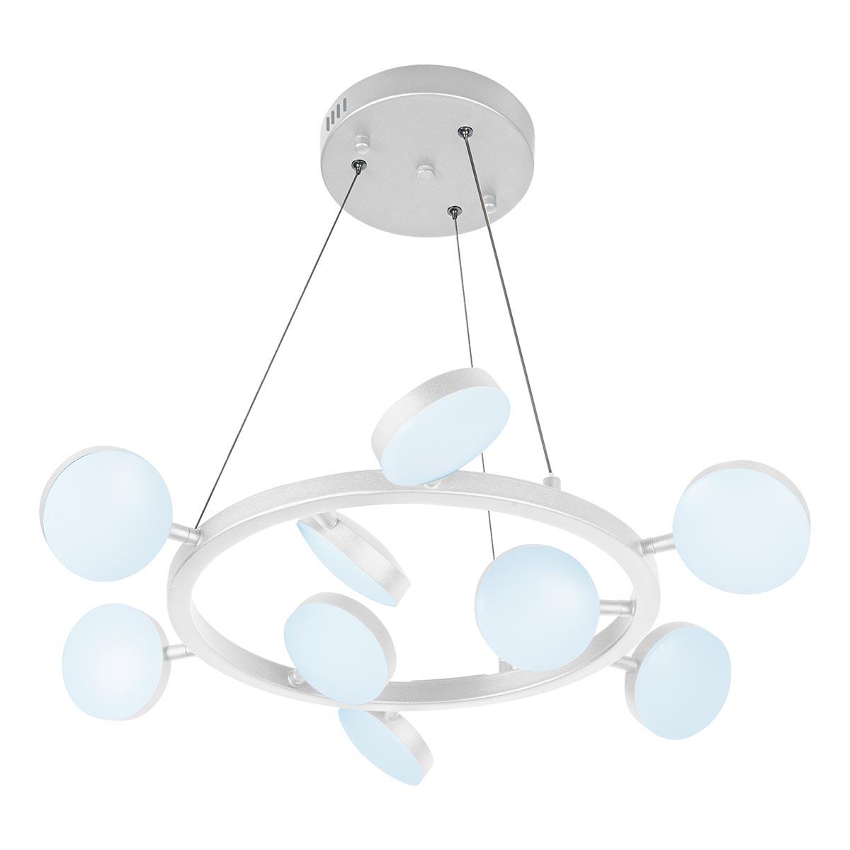 Подвесная светодиодная люстра с пультом iLedex Totes FS-016-D9 63W WH