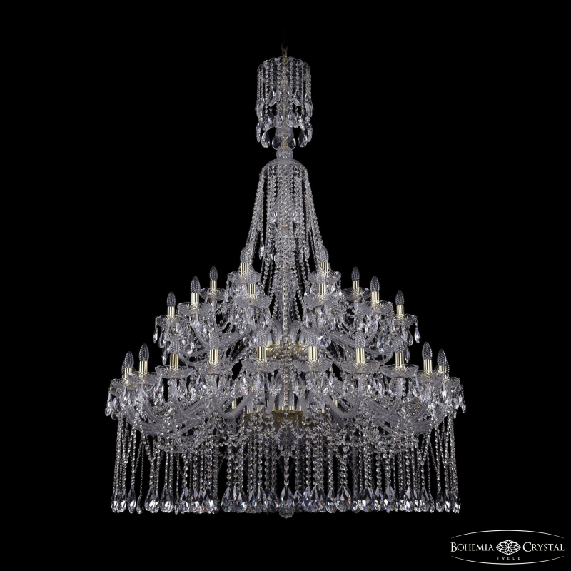Подвесная люстра Bohemia Ivele Crystal 1413/24+12+6/460/XL-186/2d G
