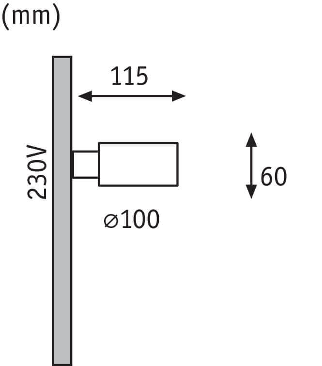 Уличный настенный светодиодный светильник Paulmann AmbientLed 93811