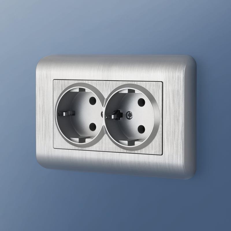 Рамка для двойной розетки Werkel Stream перламутровый WL12-Frame-01-DBL 4690389131318