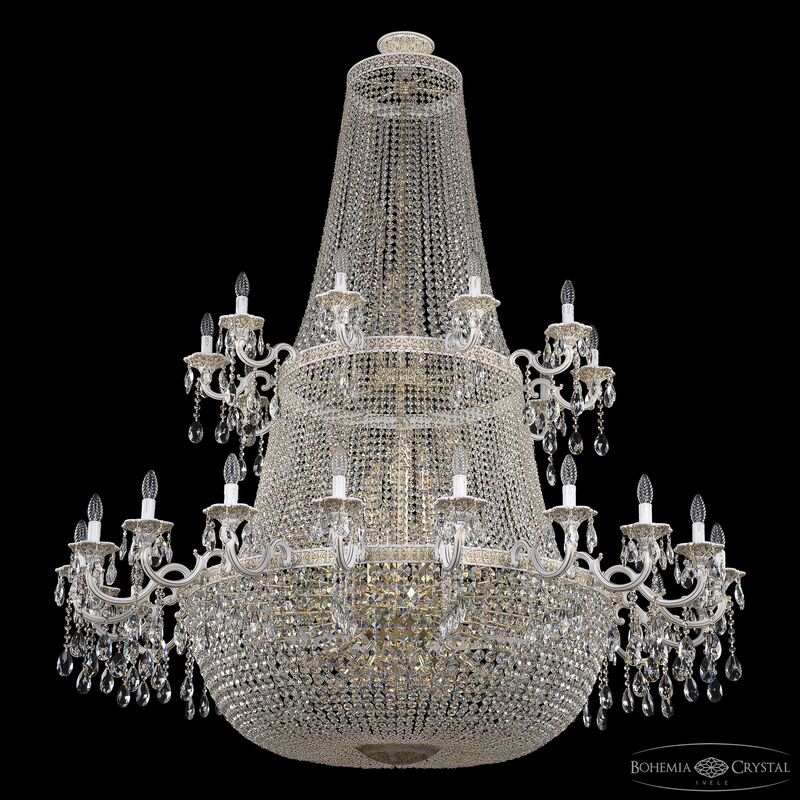 Подвесная люстра Bohemia Ivele Crystal AL2211H201/20+10/162FL/2D WMG