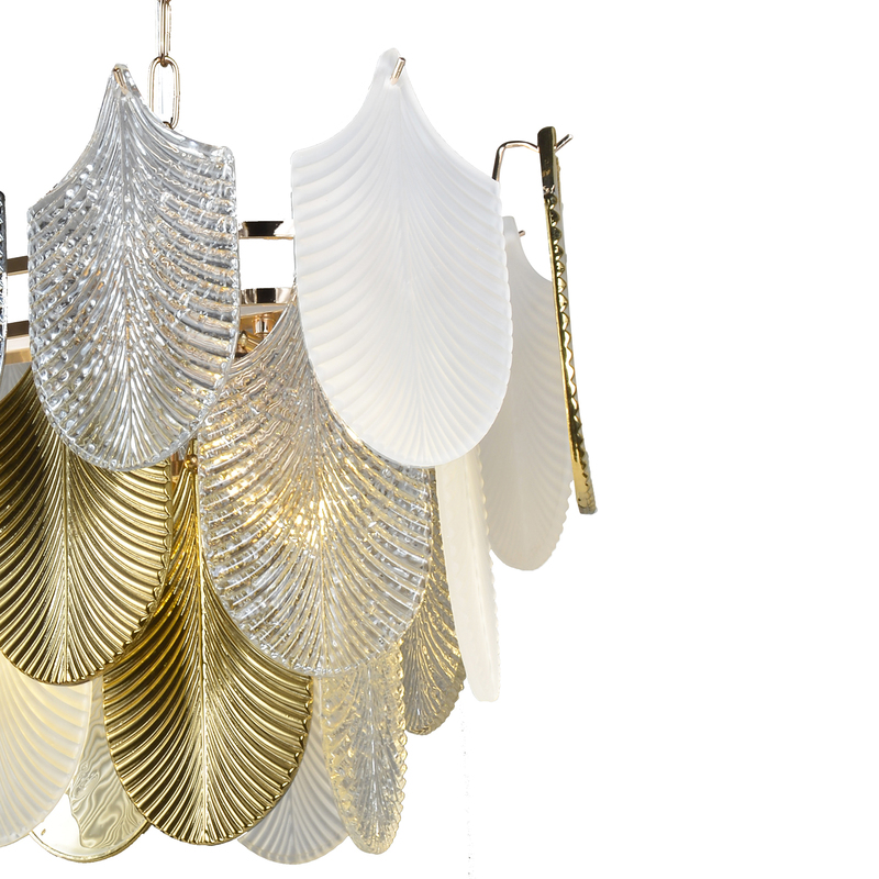 Подвесная люстра Natali Kovaltseva FAVORIT 91005/10C GOLD WHITE