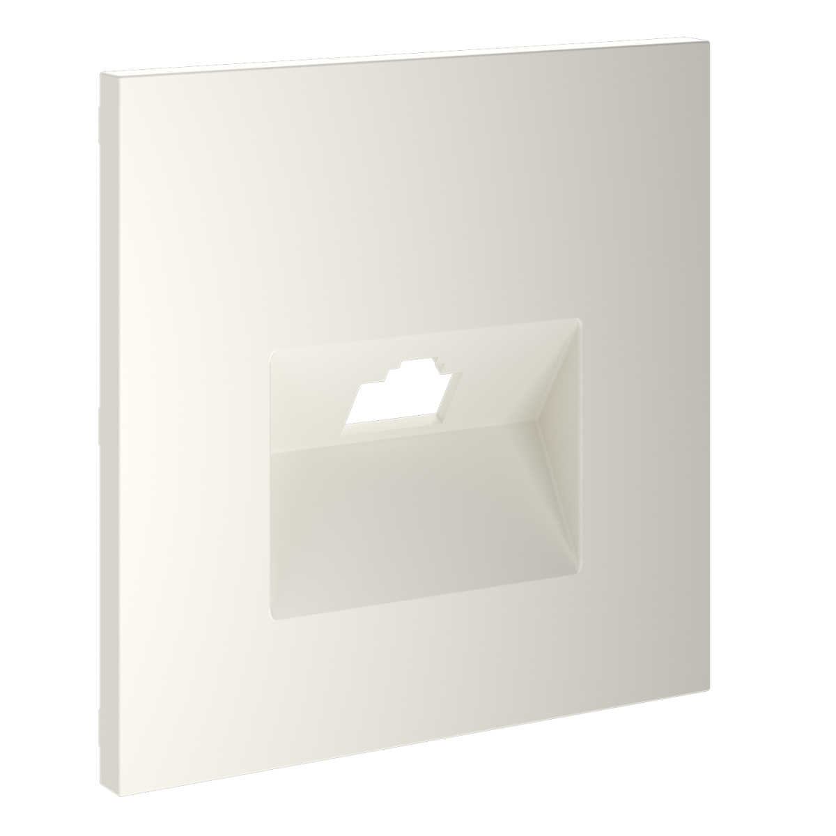 Накладка для розетки компьютерной RJ45 кат.6 Voltum S70 (хлопок) VLS001313