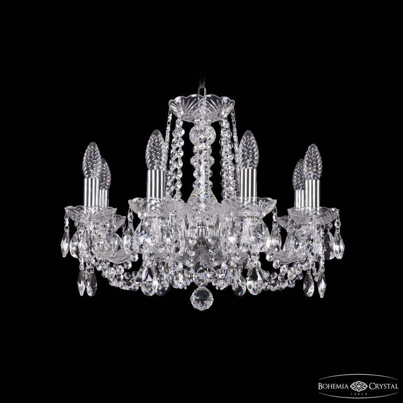 Подвесная люстра Bohemia Ivele Crystal 1402/8/160 Ni