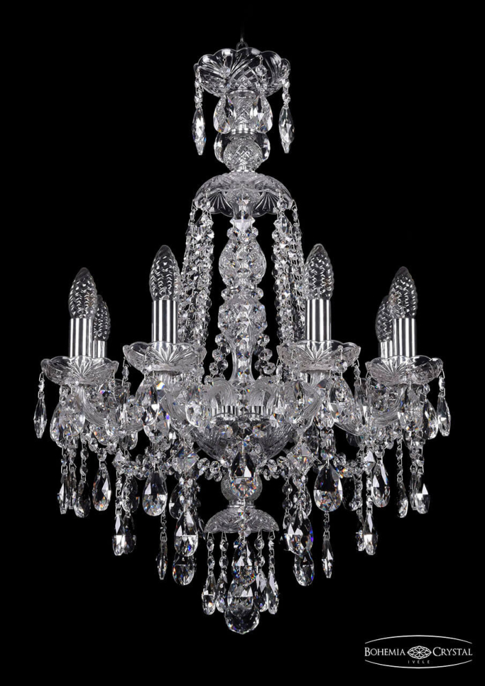 Подвесная люстра Bohemia Ivele 1415/8/165/XL-70/Ni