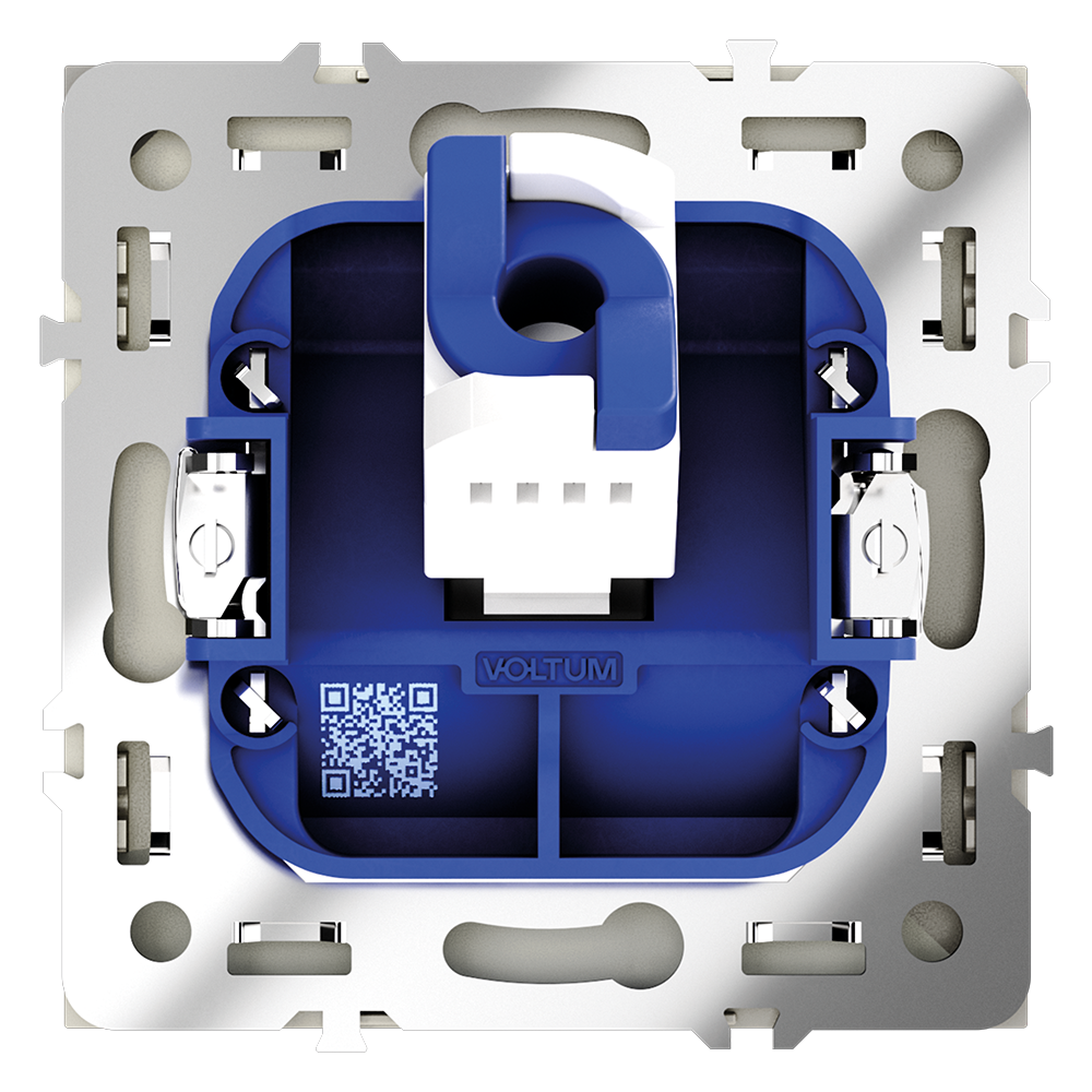 Розетка компьютерная Voltum S70 VLS060105 (сталь)